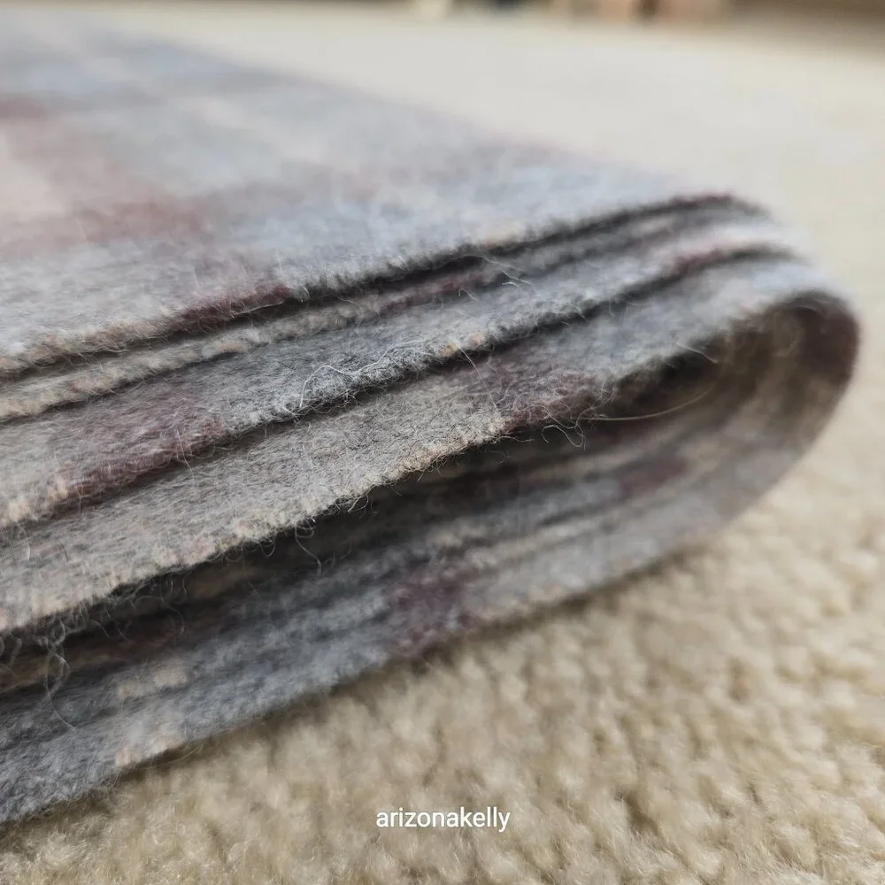 NWT James Pringle Weavers 100% Wool Plaid MacKellar Tan, Grey & Brown